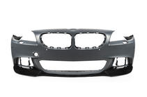 BMW 5-sarja F10/F11 2010–2016 Etupuskurin lip spoiler DPT Lip V-3 (M-Performance, kiiltävä musta) kuva 8