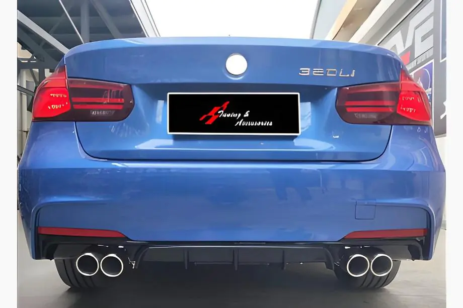 BMW 3-sarja F30/F31 2012–2019 Taka diffuusori DPT V-2 (M Performance, kiiltävä musta) Image