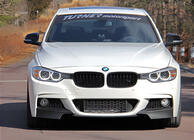 BMW 3-sarja F30/F31 2012–2019 Etupuskurin lipa DPT Flap (M-Performance, kiiltävän musta) kuva 1