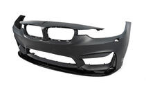 BMW 3-sarja F30/F31 2012–2019 DPT Lip V-1 etupuskurin lip spoileri (M3, kiiltävä musta) kuva 7