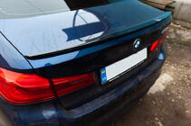 BMW 5-sarja G30/G31 2017–2023 Spoileri M4-Style (kiiltävän musta) kuva 10