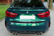 BMW X6 F16 2014–2019 DPT-spoileri (kiiltomusta) kuva 5