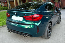 BMW X6 F16 2014–2019 DPT-spoileri (kiiltomusta) kuva 2