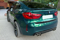 BMW X6 F16 2014–2019 DPT-spoileri (kiiltomusta) kuva 3