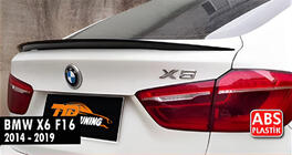 BMW X6 F16 2014–2019 DPT-spoileri (kiiltomusta) kuva 6