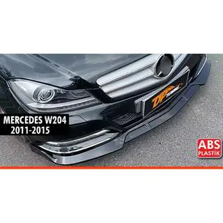 Etupuskurin lippa DPT V1 (2011-2015, kiiltävä musta) Mercedes C-sarja W204 2007–2015 kuva 1