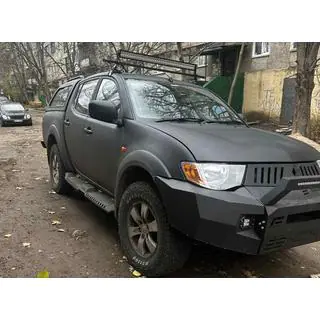 Dakar V2 sivuportaat LED-valoilla (2019+, 2 kpl, metalli) Mitsubishi L200 2015–2024 kuva 3