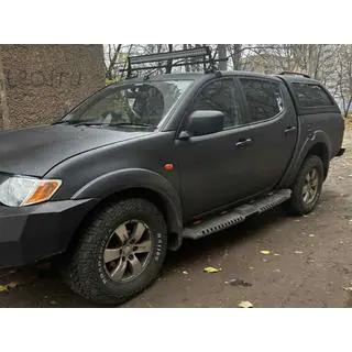 Dakar V2 sivuportaat LED-valoilla (2019+, 2 kpl, metalli) Mitsubishi L200 2015–2024 kuva 2
