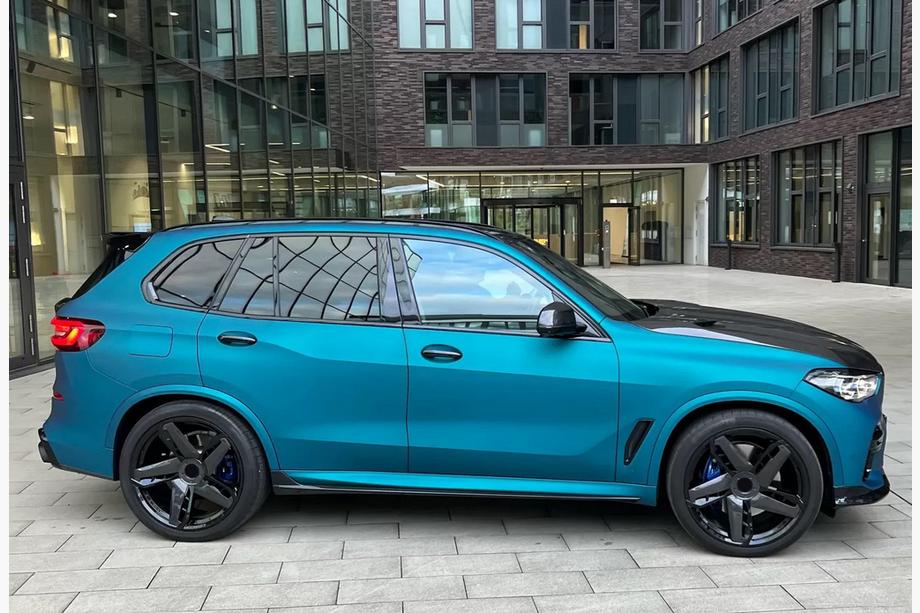 BMW X5 G05 2019–2026 Taotut vanteet hiilikuitusomisteilla R20/R21/R22 (LT-Designs, 4 kpl) Image