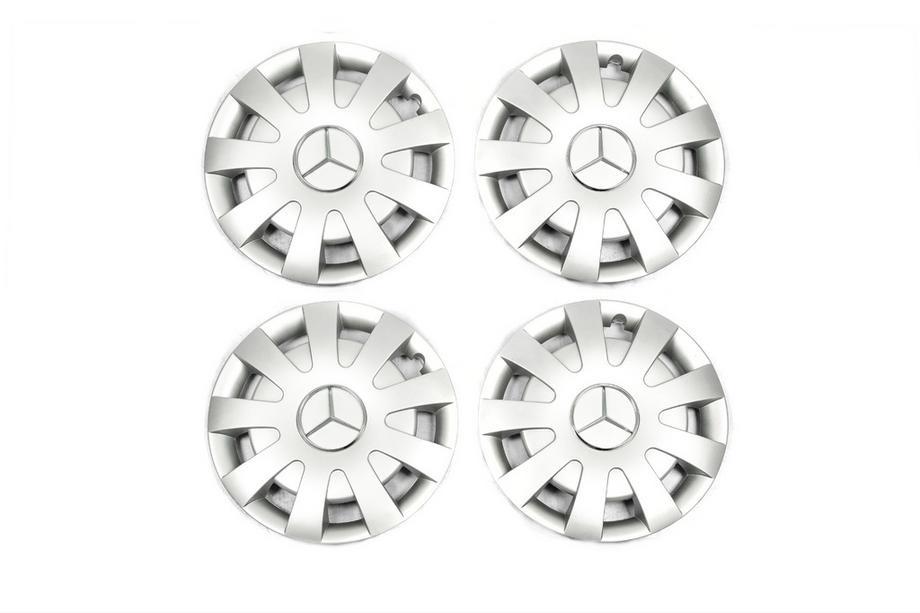 Mercedes Sprinter W907/W910 2018– Pölykapselit harmaat ABS (1-rengas, 4 kpl) Image