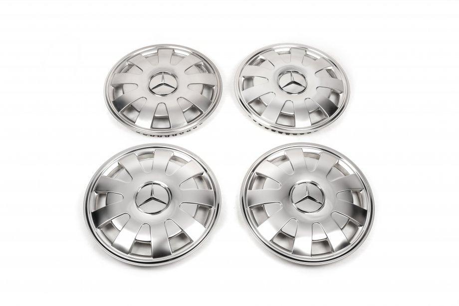 Mercedes Sprinter W907/W910 2018– Ruostumattomat teräspölykapselit "Terälehdet" (yksittäispyörä, 4 kpl) Image