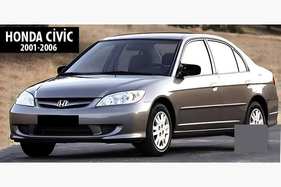 Honda Civic Sedan VII 2001–2006 Peilikotelot BMW-Style (2 kpl) Kuva 5