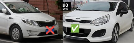Kia Rio 2012–2017 Peilikotelot BMW-Style (ilman vilkkua, 2 kpl) kuva 2