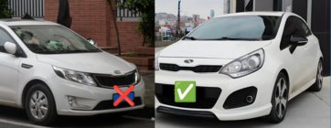 Kia Rio 2012–2017 BMW-Style peilinkuoret (vilkulla, 2 kpl) kuva 2