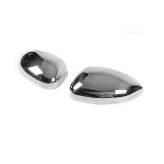 Kromatut peilikotelon suojat (2 kpl, ruostumaton teräs, Carmos) Fiat 500/500L 2013–2022 kuva 3