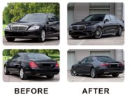 Mercedes S-class W221 2005–2013 Facelift-sarja W223 AMG Line -malliin kuva 3