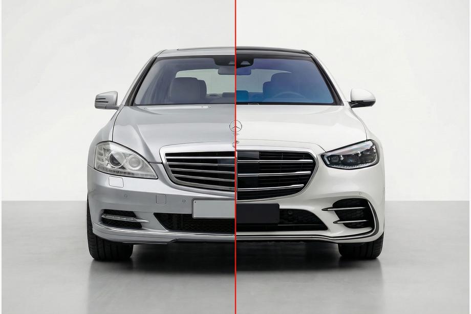 Mercedes S-class W221 2005–2013 Facelift-sarja W223 AMG Line -malliin Image