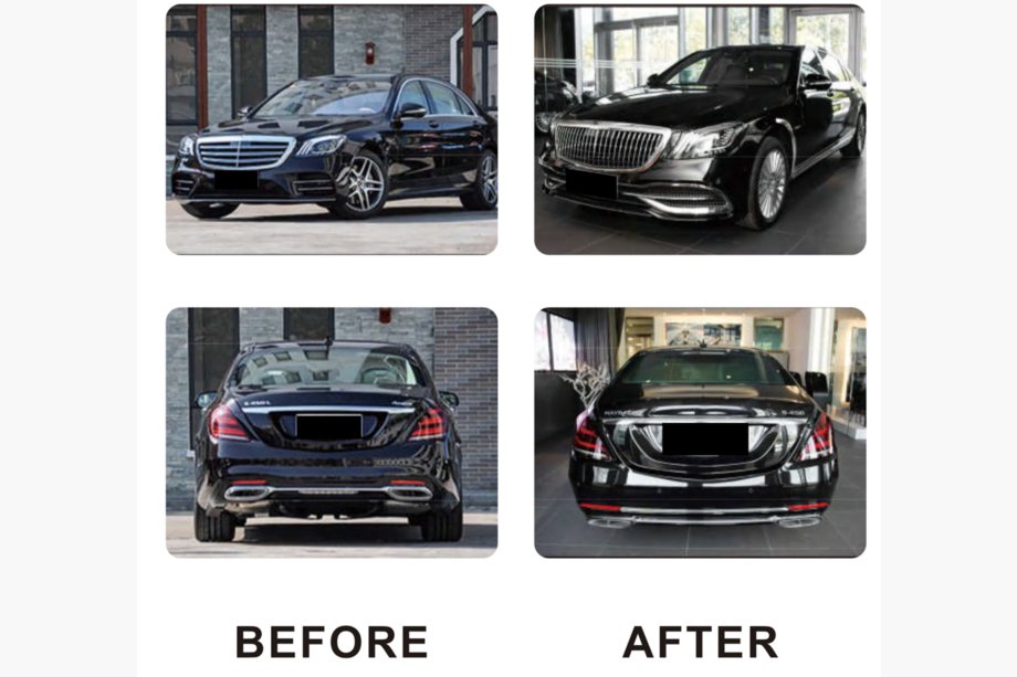 Mercedes S-class W222 2013–2022 Facelift-sarja Maybachille (valoilla) Image