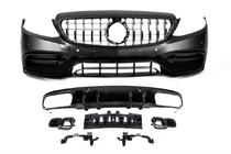 Mercedes C-class W205 2014–2021 Korisarja diffuusorilla Coupe (AMG C63-designs 2018-2021) kuva 1