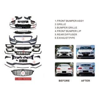 Korisarja diffuusorilla Coupe (AMG C63-designs 2018-2021) kuva 2