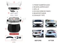 Mercedes A-class W177 2018– AMG A45 korisarja (type-B) kuva 2