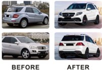 Mercedes ML W164 2005–2011 Facelift-sarja W166 GLE63 AMG:lle kuva 3