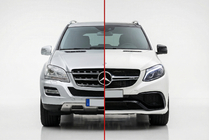 Mercedes ML W164 2005–2011 Facelift-sarja W166 GLE63 AMG:lle kuva 1