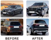 Mercedes GLS X167 2019– Maybach 2024 korisarja (täydelliset puskurit) kuva 8