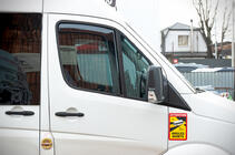 Volkswagen Crafter 2006–2016 Tuuliohjaimet, upotettavat (puoliläpinäkyvät, 2 kpl, Cagatay) kuva 10