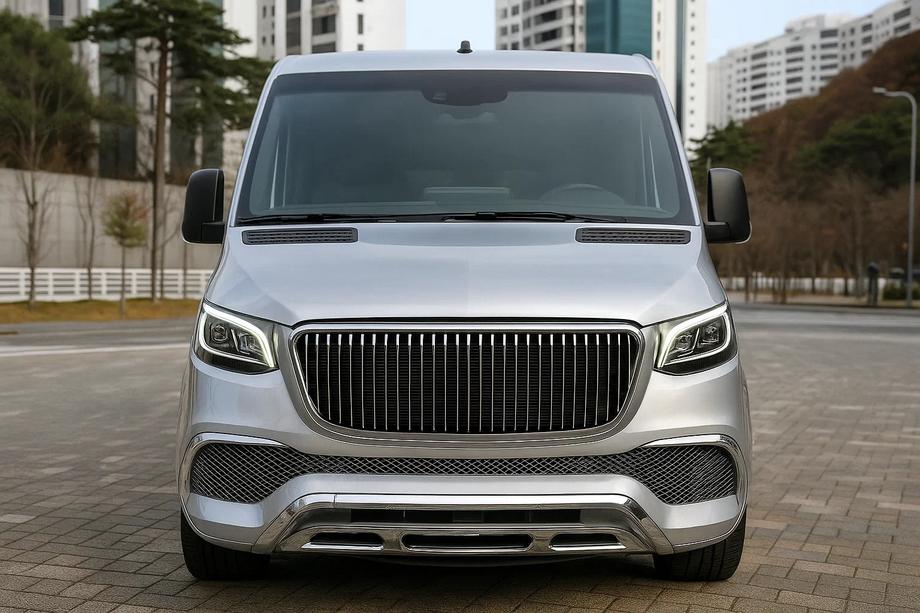 Mercedes Sprinter W907/W910 2018– Etupuskuri ja jäähdyttimen säleikkö (Maybach) Image