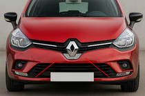 Renault Clio IV 2012–2019 Carmos etuembleemin kehys (ruostumaton teräs) kuva 1