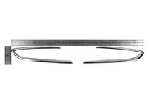 Opel Astra K 2016–2021 Sumuvalon kehykset Carmos (SD/SW/HB/GTC, 2 kpl, ruostumaton teräs) kuva 5