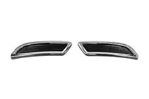 Renault Megane IV 2016–2025 Pakoputken jäljitelmäkoristeet Carmos (2 kpl, ABS+ruostumaton teräs) kuva 1