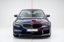 BMW 5-sarja G30/G31 2017–2023 Facelift-korisarja konepellillä ja lokasuojilla (muunnos M5 Competition 2021) kuva 1