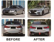 BMW 5-sarja G30/G31 2017–2023 Facelift-korisarja konepellillä ja lokasuojilla (muunnos M5 Competition 2021) kuva 3