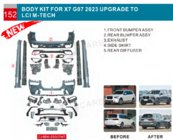 BMW X7 G07 2019– M-Performance korisarja munuaismaskilla (2023+) kuva 2