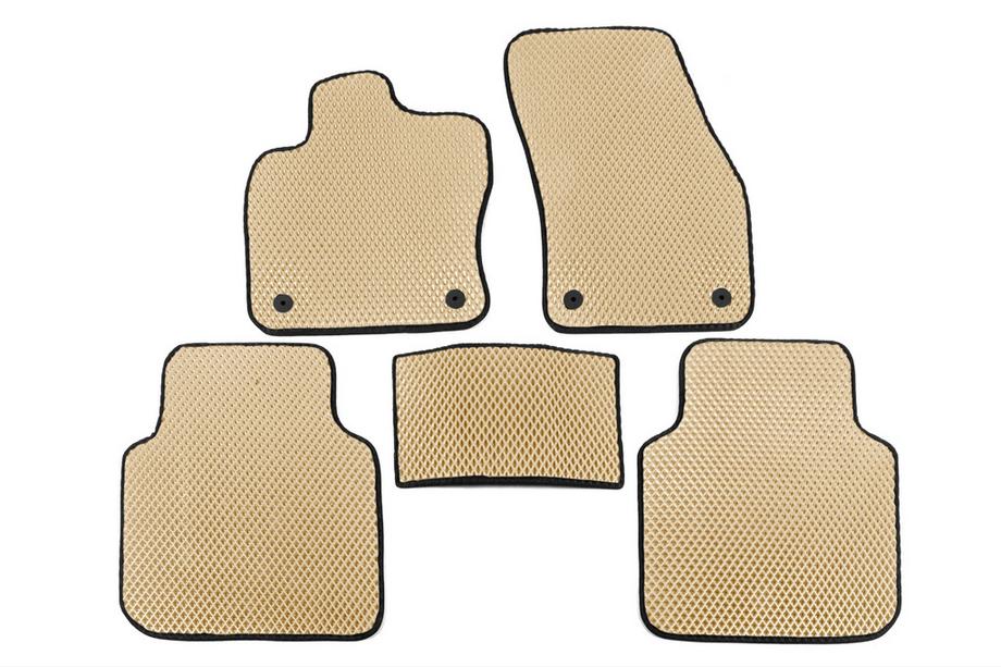 Volkswagen Tiguan 2016–2023 EVA-lattiamatot (Allspase, 2 riviä, beige) Image
