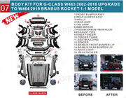 Mercedes G class W463 1990–2018 Restyling-sarja G900 Roket -malliin kuva 2