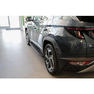 Sivuportaat Shining Black (2 kpl, alumiini) Hyundai Tucson NX4 2021– kuva 2