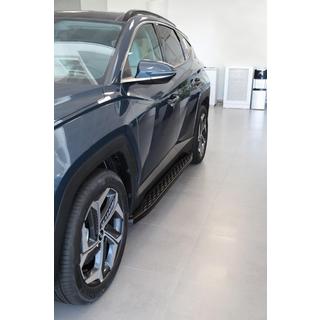 Sivuportaat Shining Black (2 kpl, alumiini) Hyundai Tucson NX4 2021– kuva 3