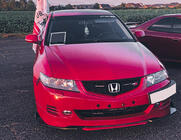 Honda Accord VII 2002–2007 Etupuskurin lip spoileri Niken Red (ABS) kuva 2