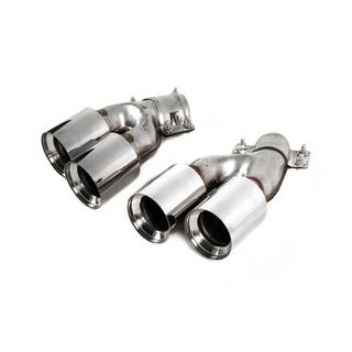 Pakoputkenpäät M5 Silver (2 kpl) kuva 1