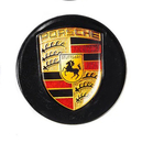 Porsche Vanteen keskiökapseli 76/71 mm musta (1 kpl) kuva 2