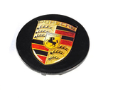 Porsche Vanteen keskiökapseli 76/71 mm musta (1 kpl) kuva 1