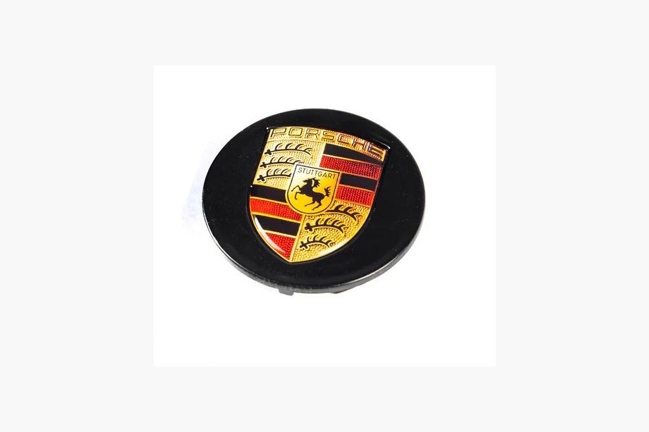 Porsche Vanteen keskiökapseli 76/71 mm musta (1 kpl) Image