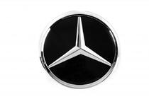 Mercedes Vito/V-class W447 2014– Poisto: Etuembleemi lasin alla, kromireunus a2048806406 kuva 1