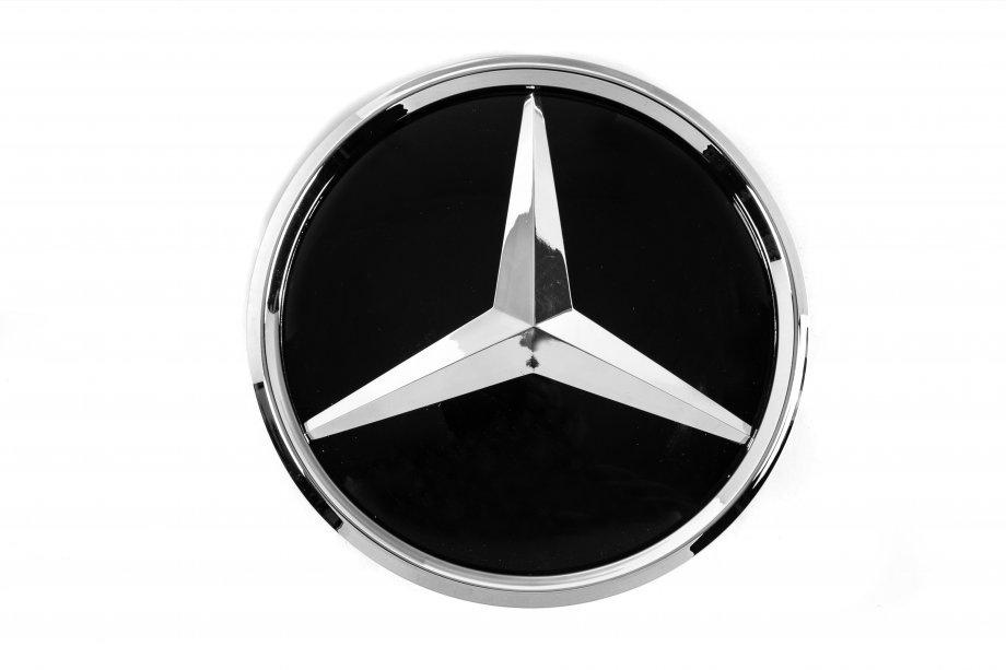 Mercedes C-class W205 2014–2021 Poisto-erä Etumerkki lasin alla, kromikehys a2058806406 (esittelykappale) Image