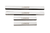 Chevrolet Lanos 1998–2017 Kynnyslistat (Carmos V3, ruostumaton teräs) kuva 1