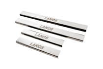Chevrolet Lanos 1998–2017 Kynnyslistat (Carmos V3, ruostumaton teräs) kuva 2
