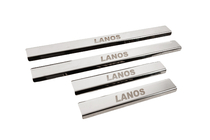 Chevrolet Lanos 1998–2017 Kynnyslistat (Carmos V3, ruostumaton teräs) kuva 3